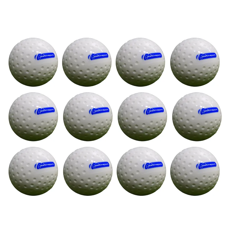 Kookaburra Saturn Dimple Hockey Ball - 12 Pack: White - Image 2