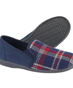 Sleepers Mens Slippers MS304CK Navy