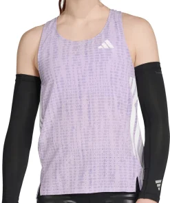 adidas Adizero Womens Running Vest Tank Top - Purple