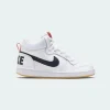 Nike Court Borough Mid Juniors' White Trainers 839977 107