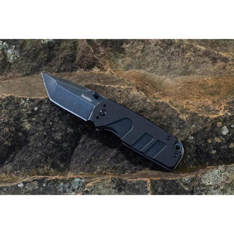 Smiths Black Stonewash Tanto Blade - Black - Image 3