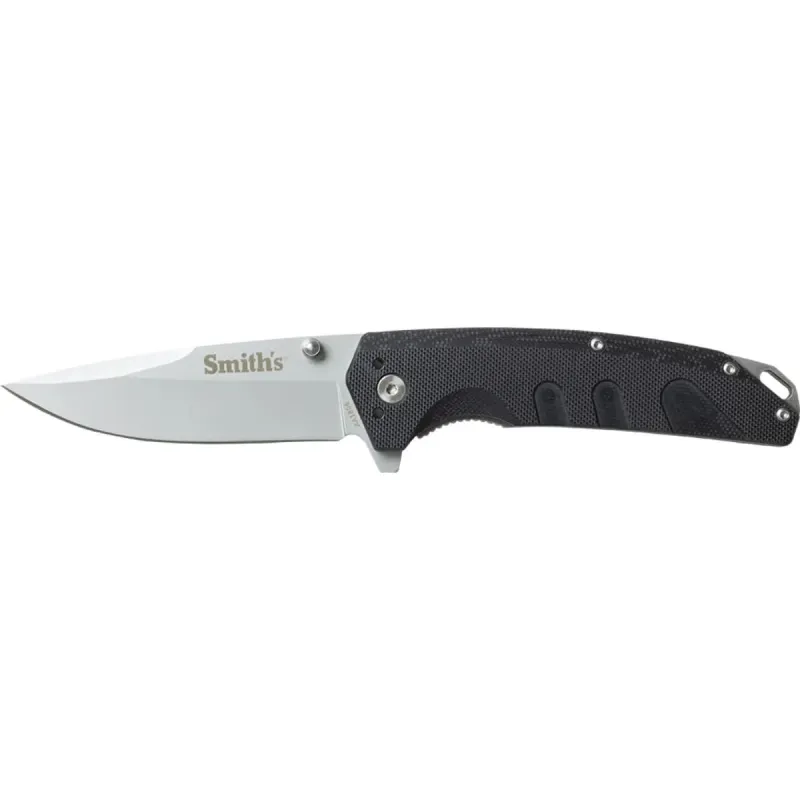 Smiths Satin Drop Point Blade - Black