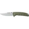 Smiths Satin Drop Point Blade - OD Green
