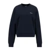 Barbour Womens Sweatshirt Bede OS Crew Navy