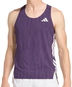 adidas Adizero Mens Running Vest - Purple