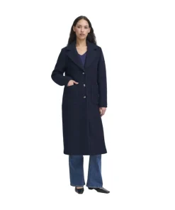 Ichi Womens Jacket Stipa Dark Navy