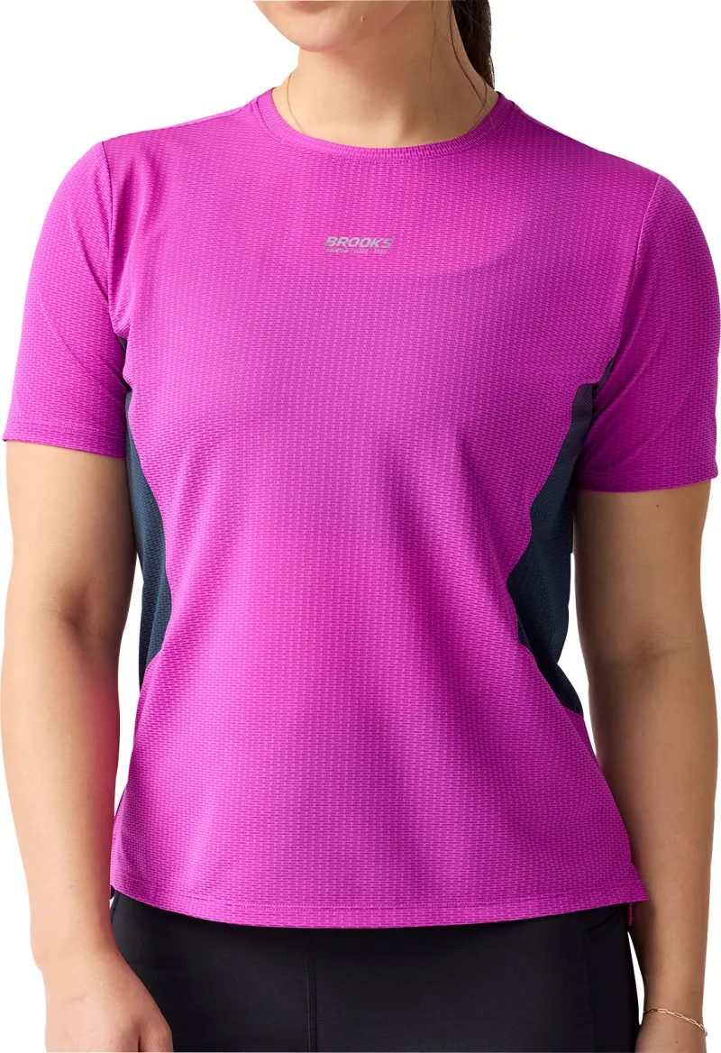 Brooks High Point 2.0 Short Sleeve Womens Running Top - Purple
