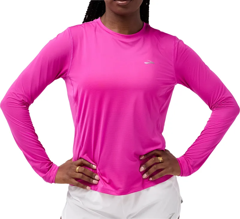 Brooks Sprint Free 3.0 Long Sleeve Womens Running Top - Pink
