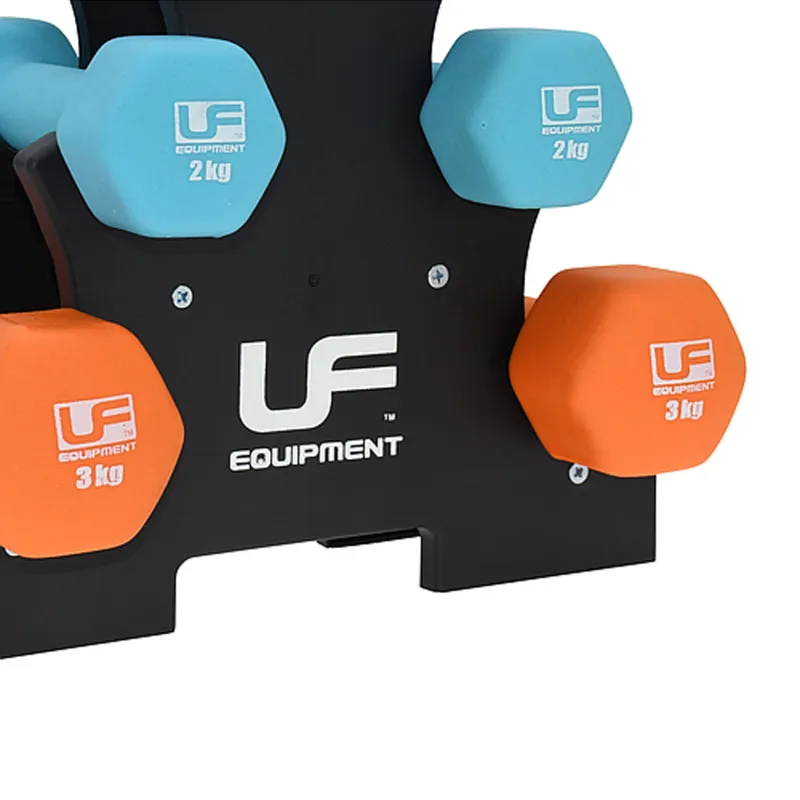 Urban Fitness 12kg Dumbbell Tree Set - Image 2