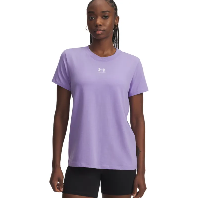 Under Armour Womens Tee Rival Core S/S Transparent/White