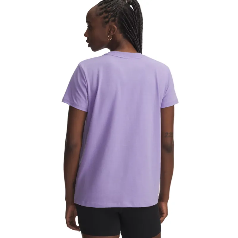 Under Armour Womens Tee Rival Core S/S Transparent/White - Image 3