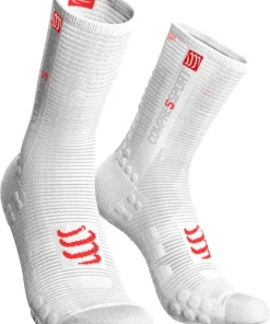 Compressport Pro Racing V3 Cycling Socks - White