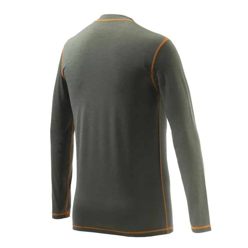 Beretta MERINO BASE LAYER L/S Green - Image 2
