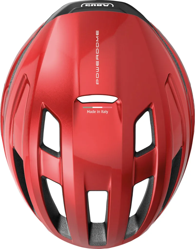 Abus Powerdome Road Cycling Helmet - Red - Image 2