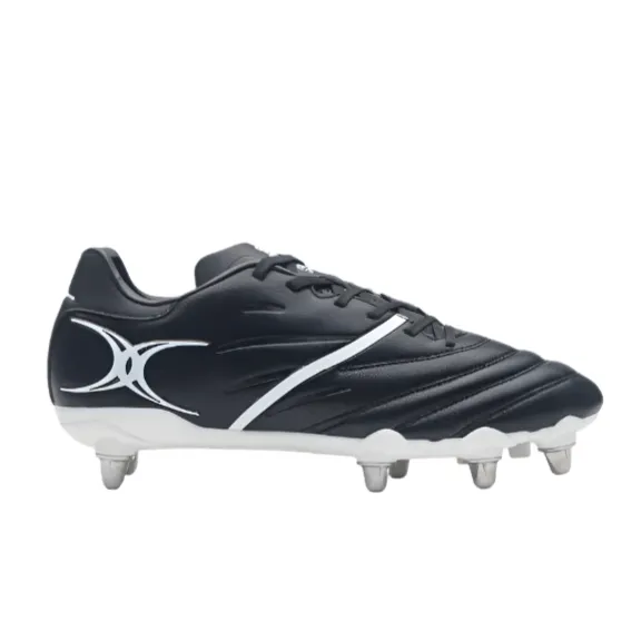 Gilbert Adults Rugby Boot Sidestep X20 Power 8S Black/White