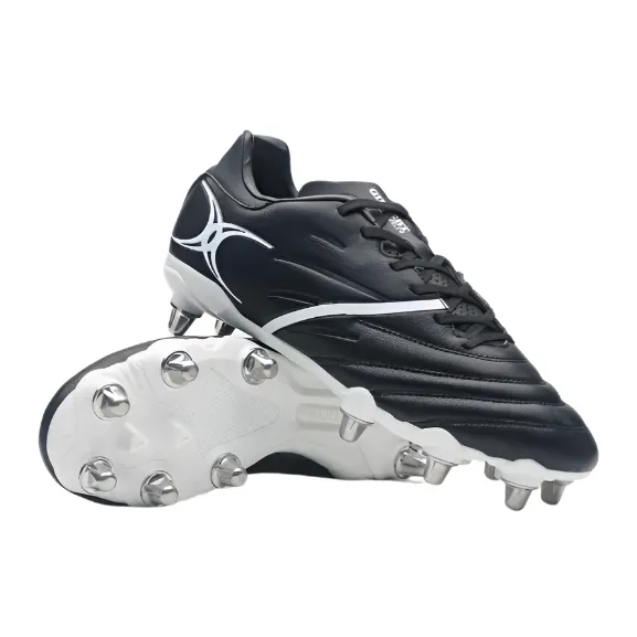 Gilbert Adults Rugby Boot Sidestep X20 Power 8S Black/White - Image 2