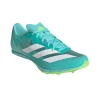 Adidas Adults Running Spike Adizero Distancestar Flash Aqua/Cloud White/Lucid Lemon