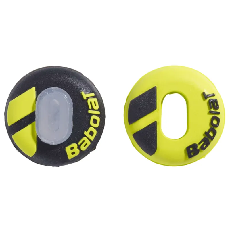 Babolat Custom Damp Dampener x2: Black/Yellow - Image 2