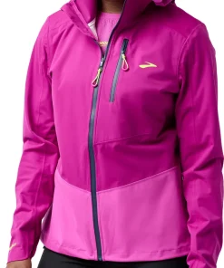 Brooks High Point 2.0 Waterproof Womens Running Jacket - Purple