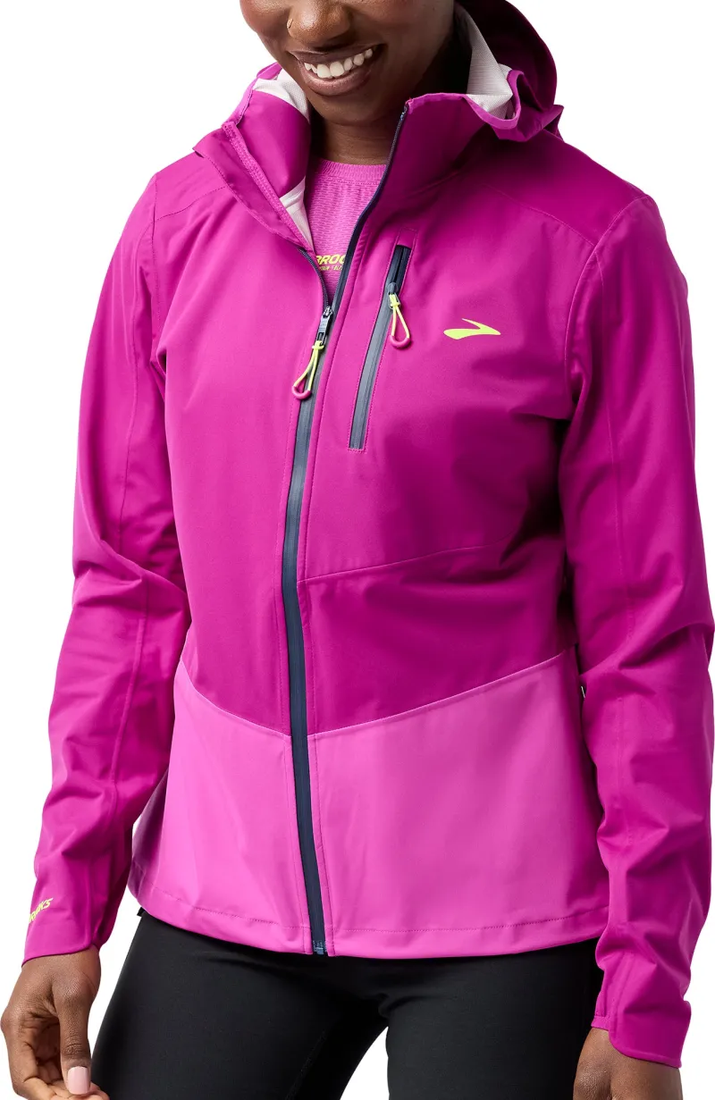 Brooks High Point 2.0 Waterproof Womens Running Jacket - Purple