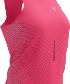 Compressport Performance Womens Running Vest Tank Top - Pink