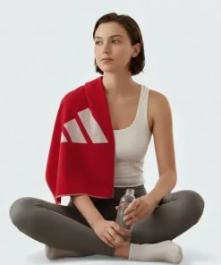 Adidas Cotton Training Towel Small Red IR6243
