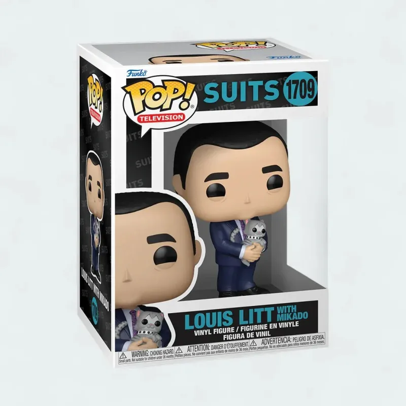 Funko Pop! Television Suits | Louis Litt with Mikado 1709