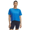 Under Armour Womens T-Shirt Motion SS Blue Atlantis/White