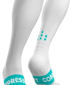 Compressport Race Oxygen Full Running Socks - White