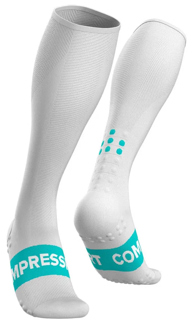 Compressport Race Oxygen Full Running Socks - White