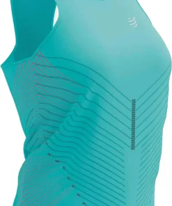 Compressport Performance Womens Running Vest Tank Top - Green