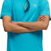 Puma Velocity Short Sleeve Mens Running Top - Blue