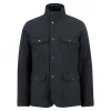 Barbour Mens Jacket Winter Ogston Waterproof Black
