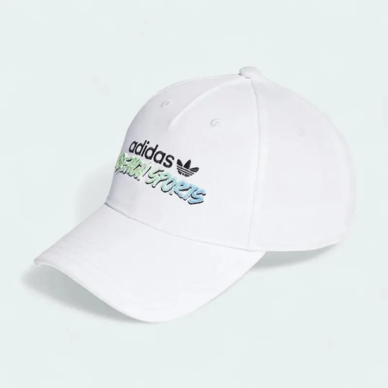 Adidas Graphic Retro Baseball Cap White Men's HD9754