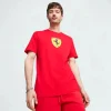 Puma X Ferrari Race Big Shield Red T-Shirt Men's 623805-02