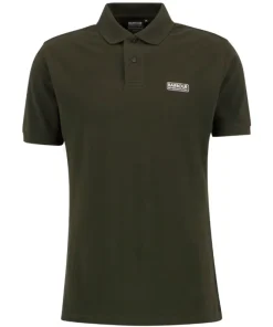 Barbour International Mens Polo Shirt Essential Sage