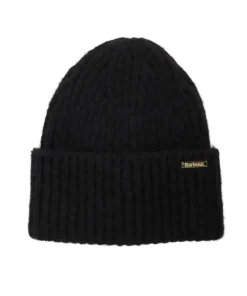 Barbour Womens Meryl Beanie Hat Black