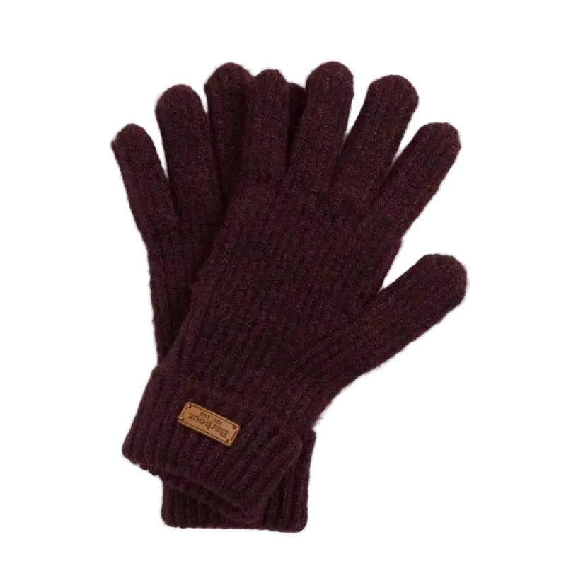 Barbour Womens Pendle Glove Wine