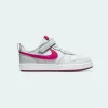 Nike Court Borough Low 2 Girls White Leisure Trainers BQ5451 015