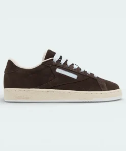 Reebok x SNEEZE Club C Grounds Skate Trainers Brown Suede HP6471