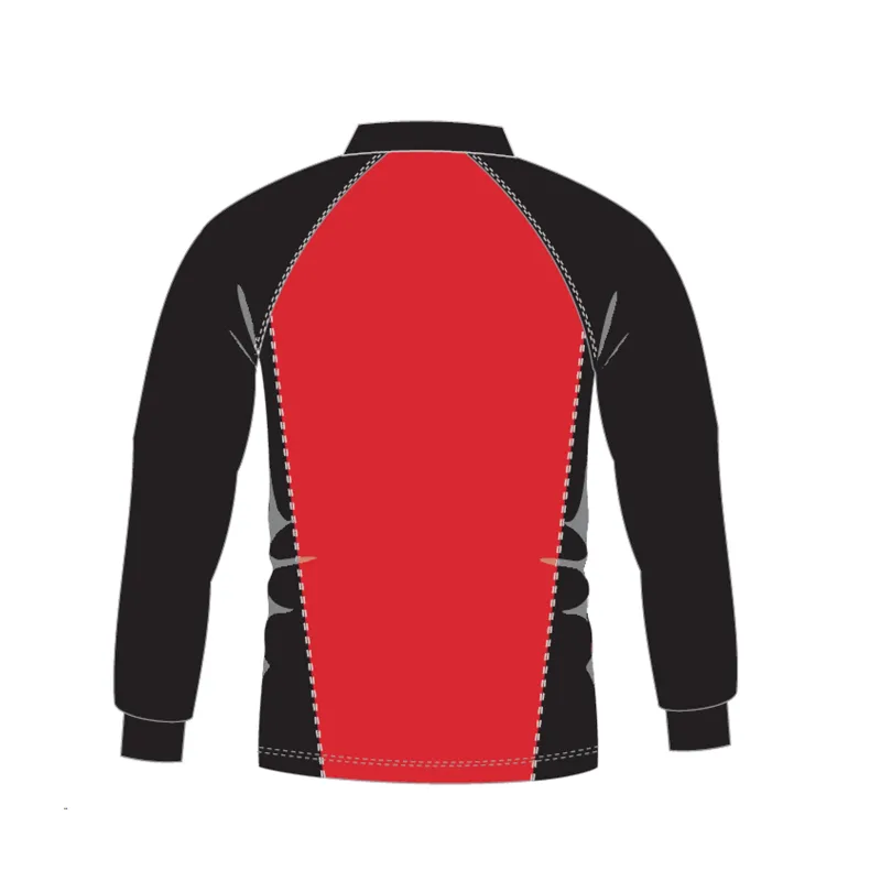Great Marlow School Rugby Jersey: Red/Black - Image 2
