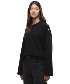Barbour International Womens Sweatshirt Juliana Black