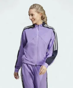 Adidas Tiro Track Top Women's Sports Training Jacket Purple HY3845