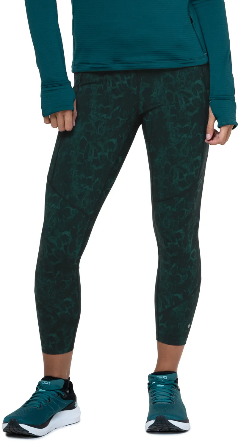 Ronhill Tech Womens 7/8 Running Tights - Green