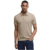 Barbour Mens Polo Shirt Original Sports Tailored Washed Stone