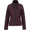 Barbour Womens Jacket Dahlia Quilted Black Cherry