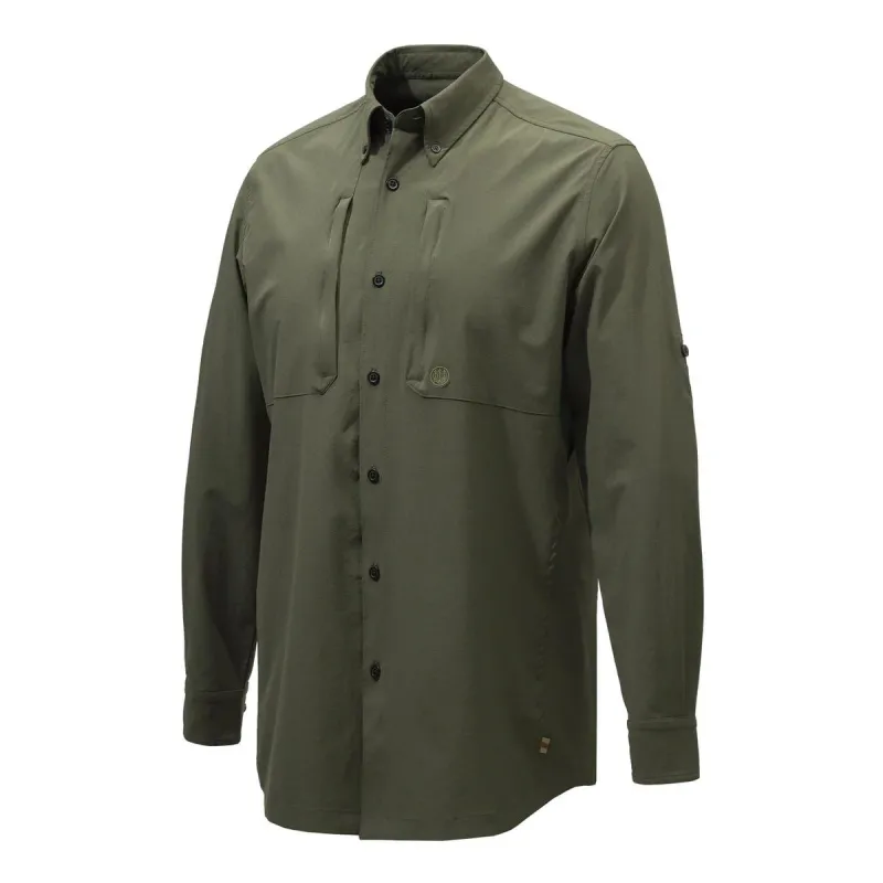 Beretta PLAIN LIGHTWEIGHT SHIRT Green Moss