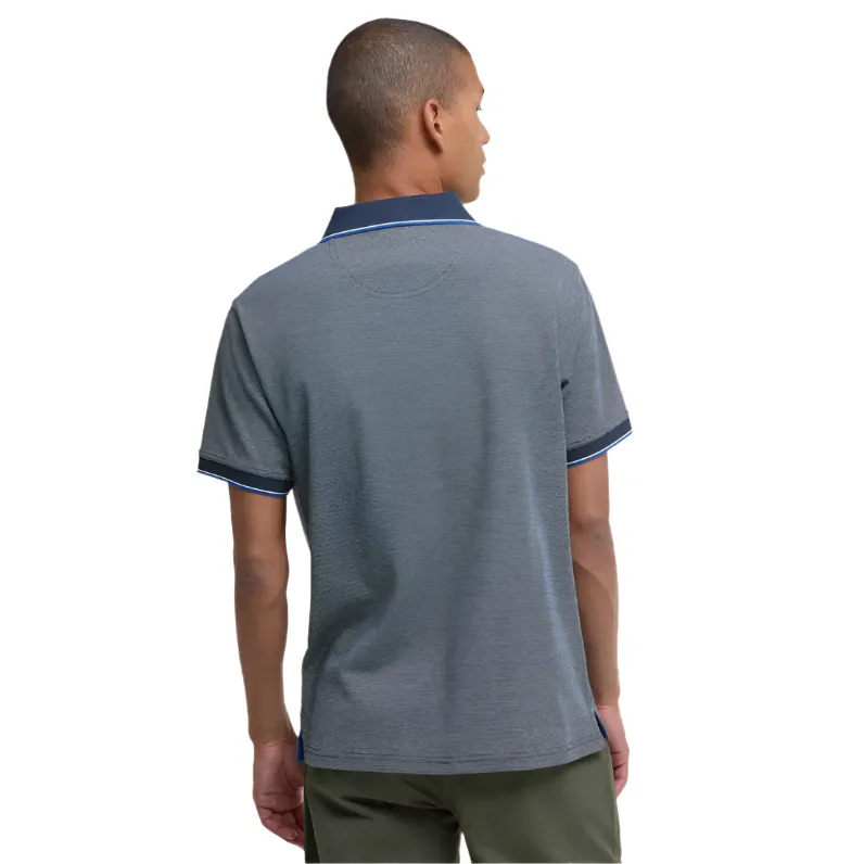 Barbour Mens Polo Shirt Hanswell Tailored Navy - Image 2