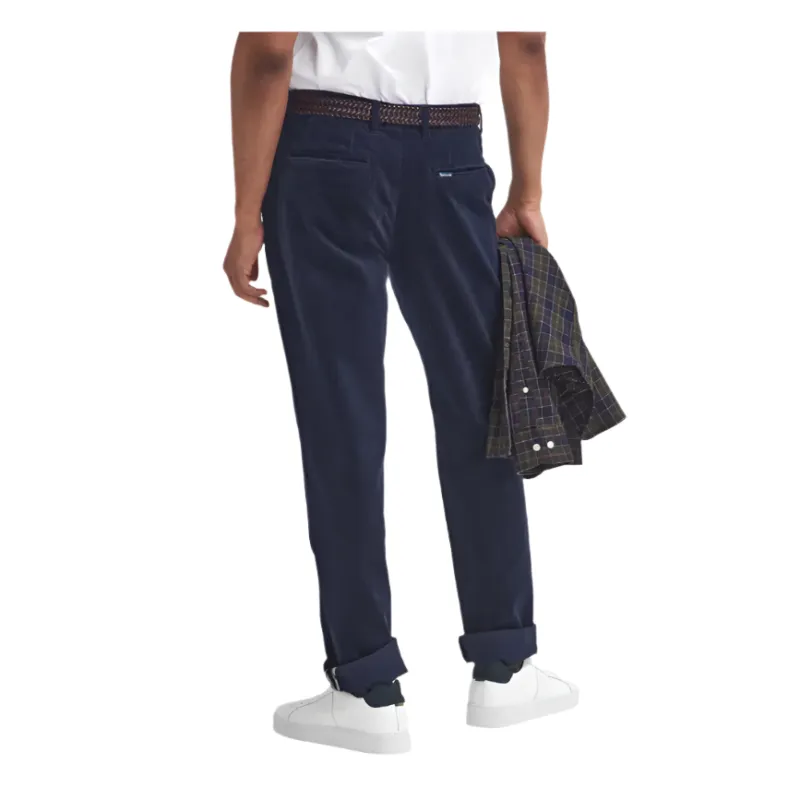 Barbour Mens Trousers Stretch Cord Tailored Navy - Image 2