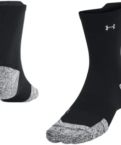 Under Armour Run Cushion Mid Crew Running Socks - Black